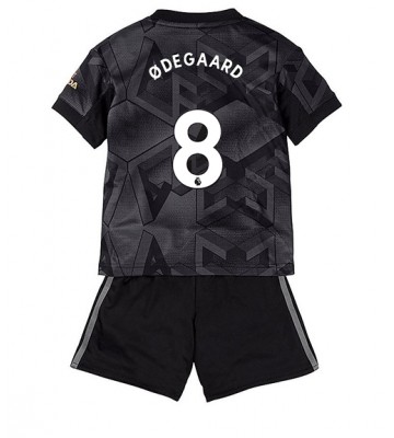 Arsenal Martin Odegaard #8 Bortedraktsett Barn 2022-23 Kortermet (+ Korte bukser)